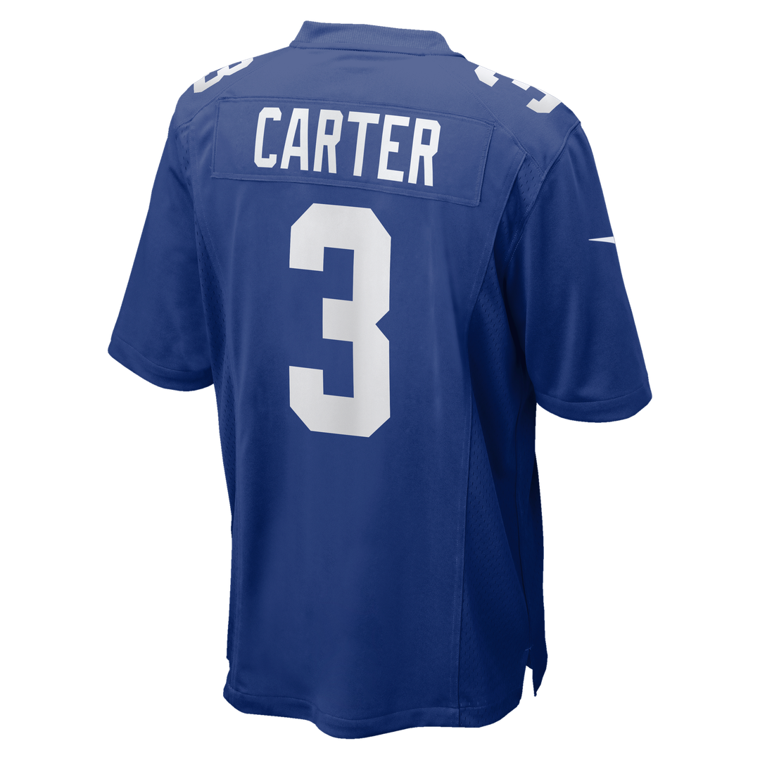 Men's Nike New York Giants Abdul Carter Royal Team Game NFL Jersey