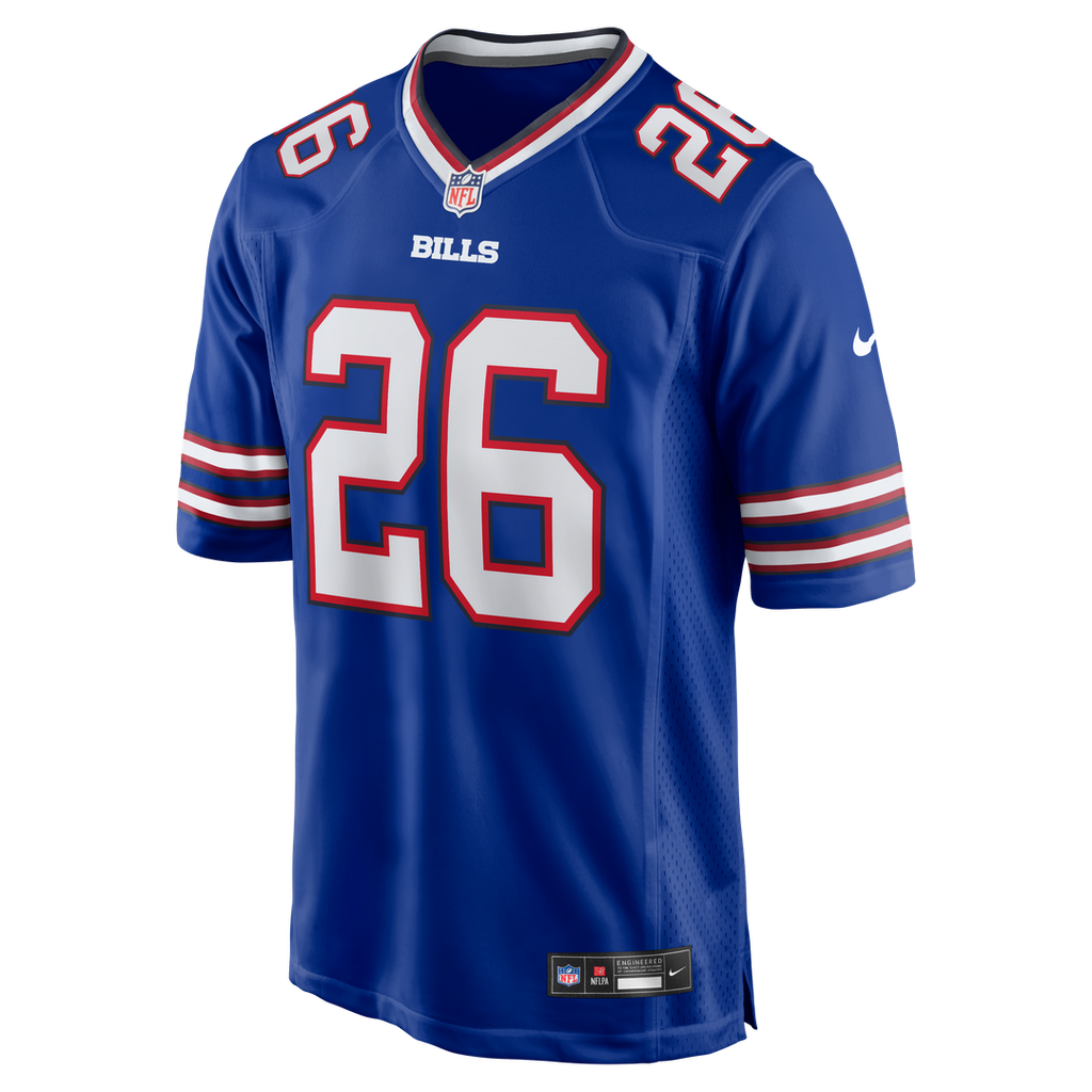 Men's Nike Buffalo Bills Ty Johnson Royal Team Game NFL Jersey