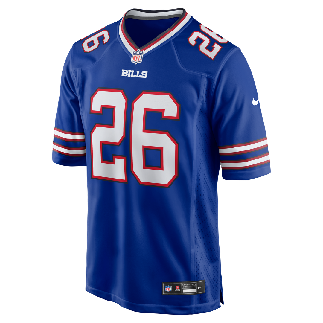 Men's Nike Buffalo Bills Ty Johnson Royal Team Game NFL Jersey