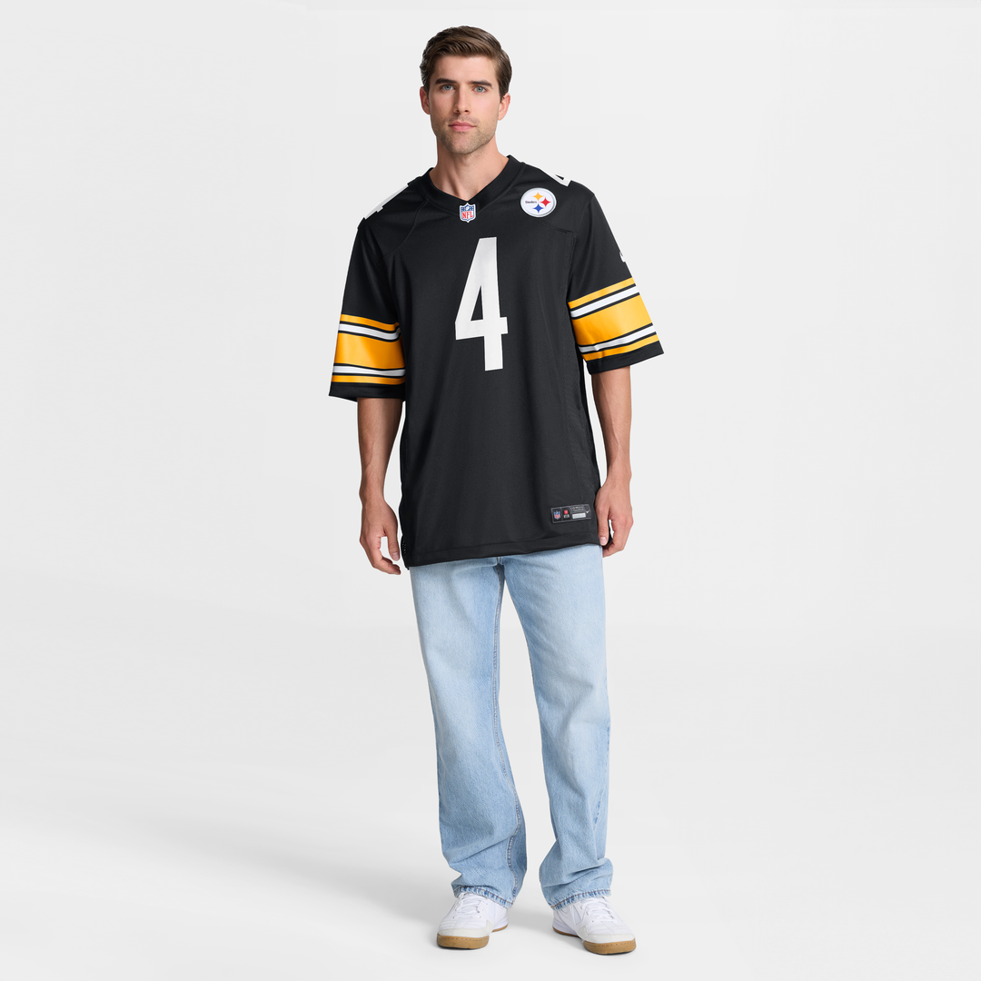 Men's Nike Pittsburgh Steelers DK Metcalf Gold Alternate 1933 Throwback Game NFL Jersey