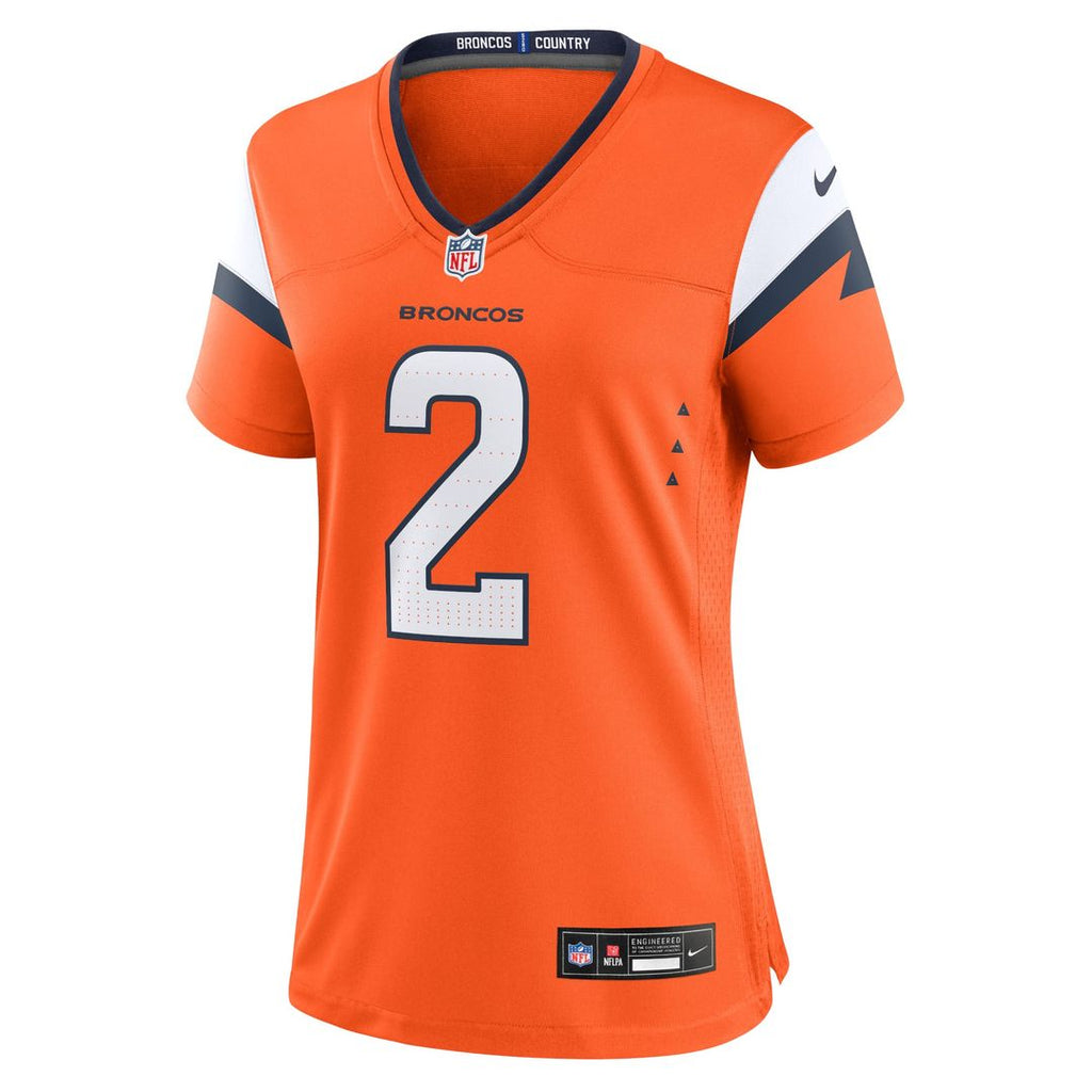 Women's Nike Denver Broncos Patrick Surtain II Orange Team Game NFL Jersey