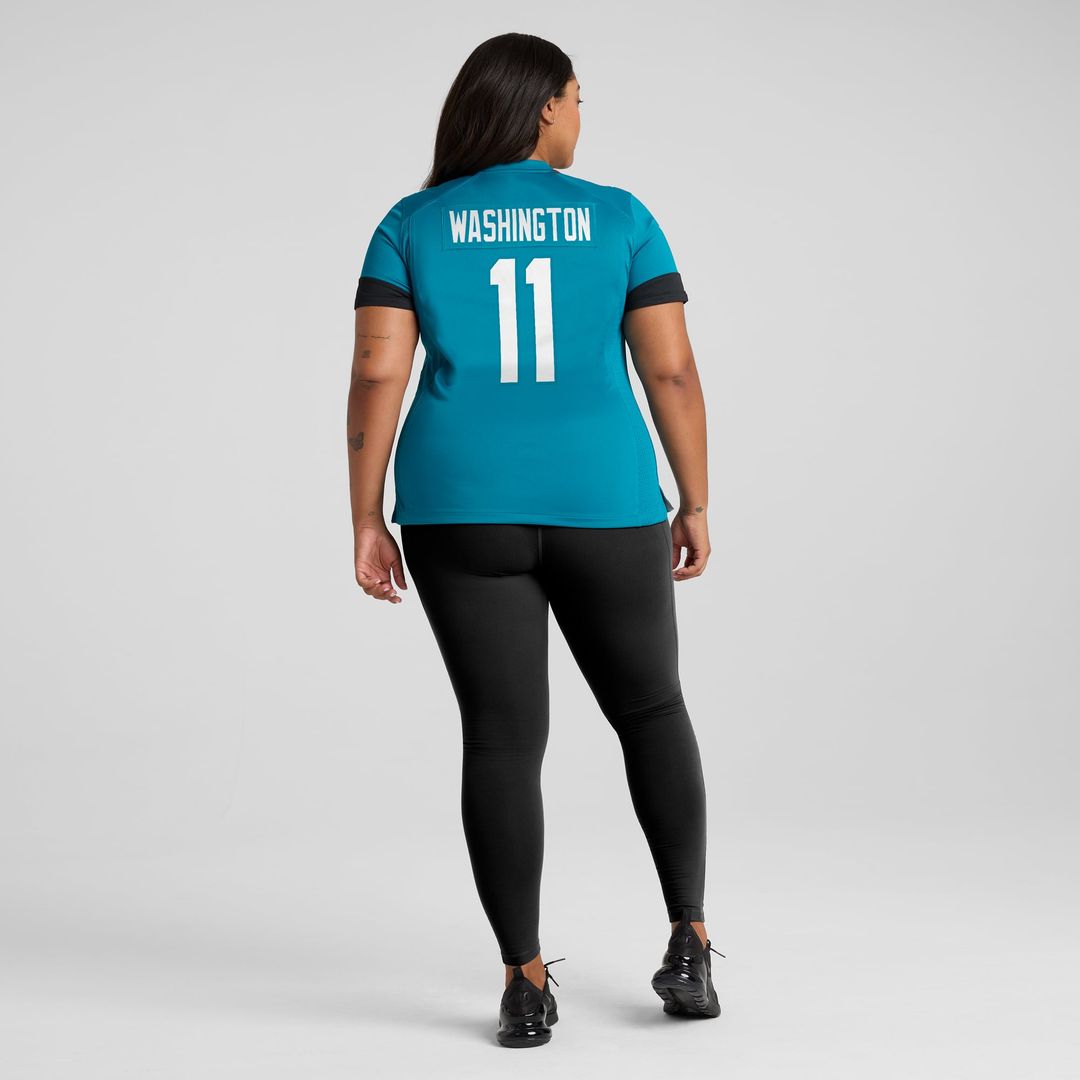 Women's Nike Jacksonville Jaguars Parker Washington Teal Team Game NFL Jersey