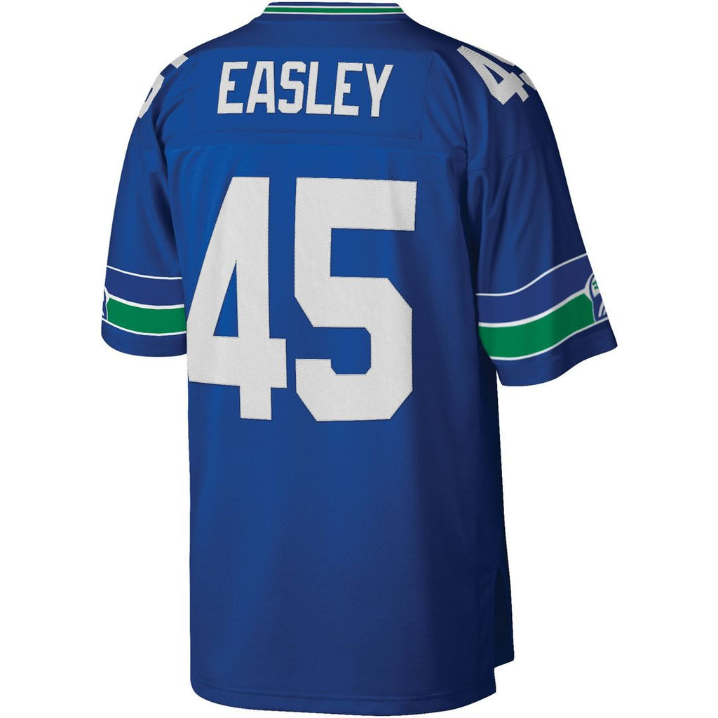 Men's Mitchell & Ness Seattle Seahawks Kenny Easley Royal Legacy Replica NFL Jersey