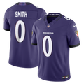 Men's Nike Baltimore Ravens Roquan Smith Purple Vapor F.U.S.E. Stitched Limited NFL Jersey