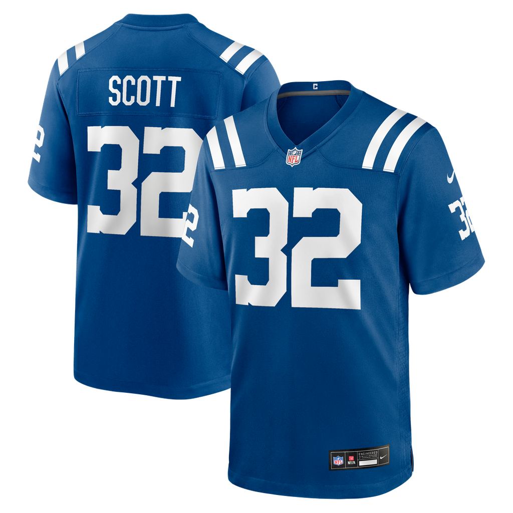 Men's Nike Indianapolis Colts Daniel Scott Royal Team Game NFL Jersey