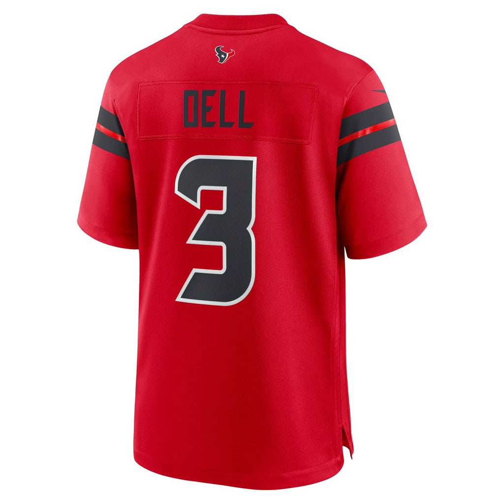 Men's Nike Houston Texans Tank Dell Navy Game NFL Jersey