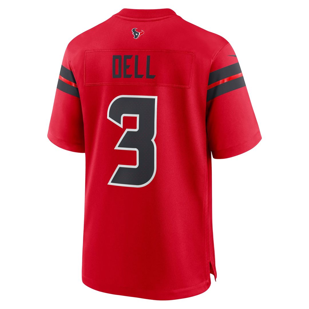 Men's Nike Houston Texans Tank Dell Navy Game NFL Jersey