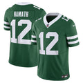 Men's Nike New York Jets Joe Namath Legacy Green Vapor F.U.S.E. Limited NFL Jersey
