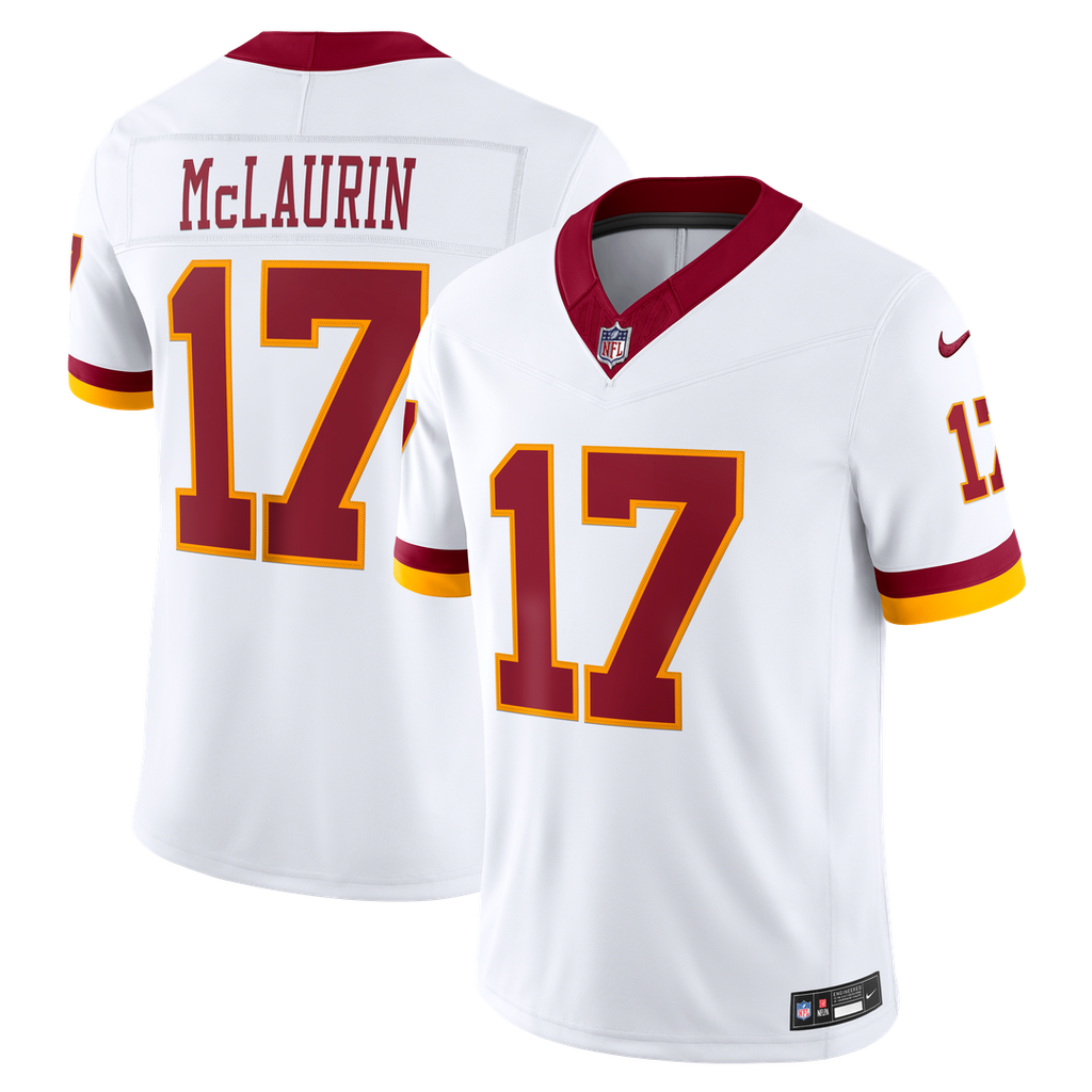 Men's Nike Washington Commanders Terry McLaurin White Vapor F.U.S.E. Stitched Limited NFL Jersey