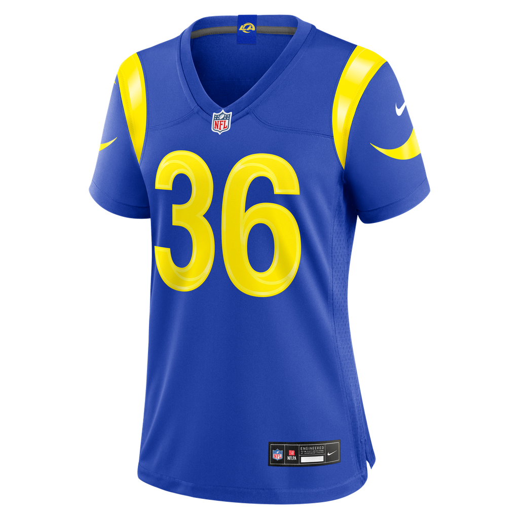 Women's Nike Los Angeles Rams Alex Johnson Royal Team Game NFL Jersey