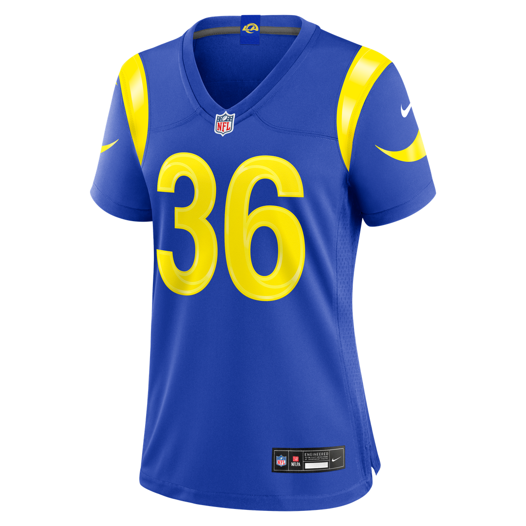 Women's Nike Los Angeles Rams Alex Johnson Royal Team Game NFL Jersey