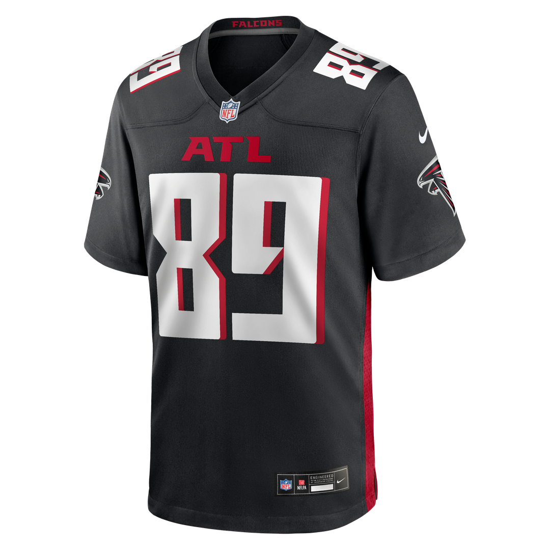 Men's Nike Atlanta Falcons Charlie Woerner Black Game NFL Jersey
