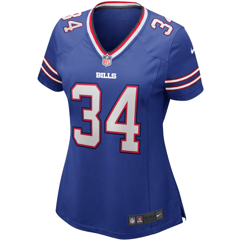 Women's Nike Buffalo Bills Thurman Thomas Royal Game Retired Player NFL Jersey