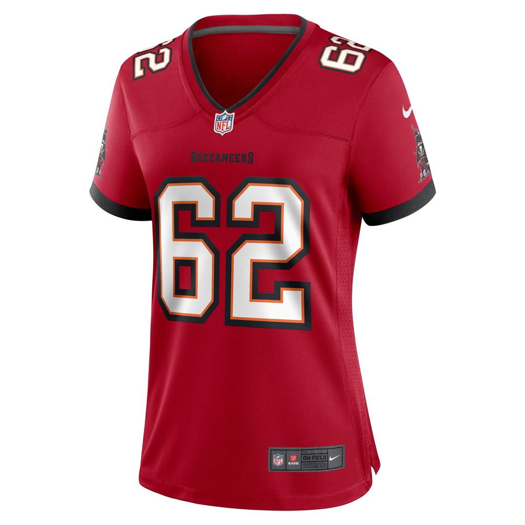 Women's Nike Tampa Bay Buccaneers Graham Barton Red Game NFL Jersey
