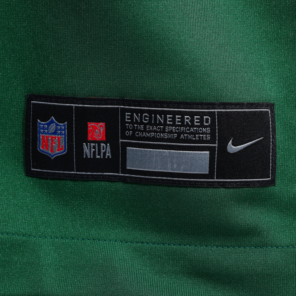 Men's Nike New York Jets Adonai Mitchell Legacy Green Team Game NFL Jersey