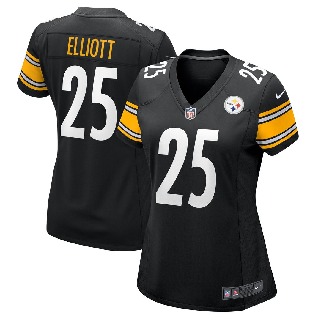Women's Nike Pittsburgh Steelers DeShon Elliott Black Team Game NFL Jersey