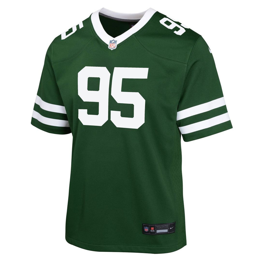 Youth Nike New York Jets Quinnen Williams Black Game NFL Jersey