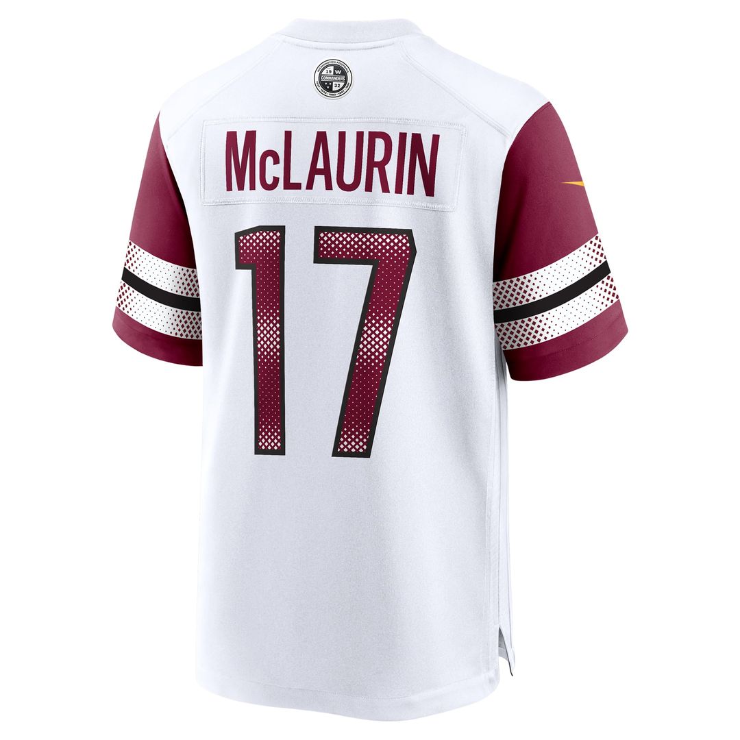 Men's Nike Washington Commanders Terry McLaurin White Game NFL Jersey