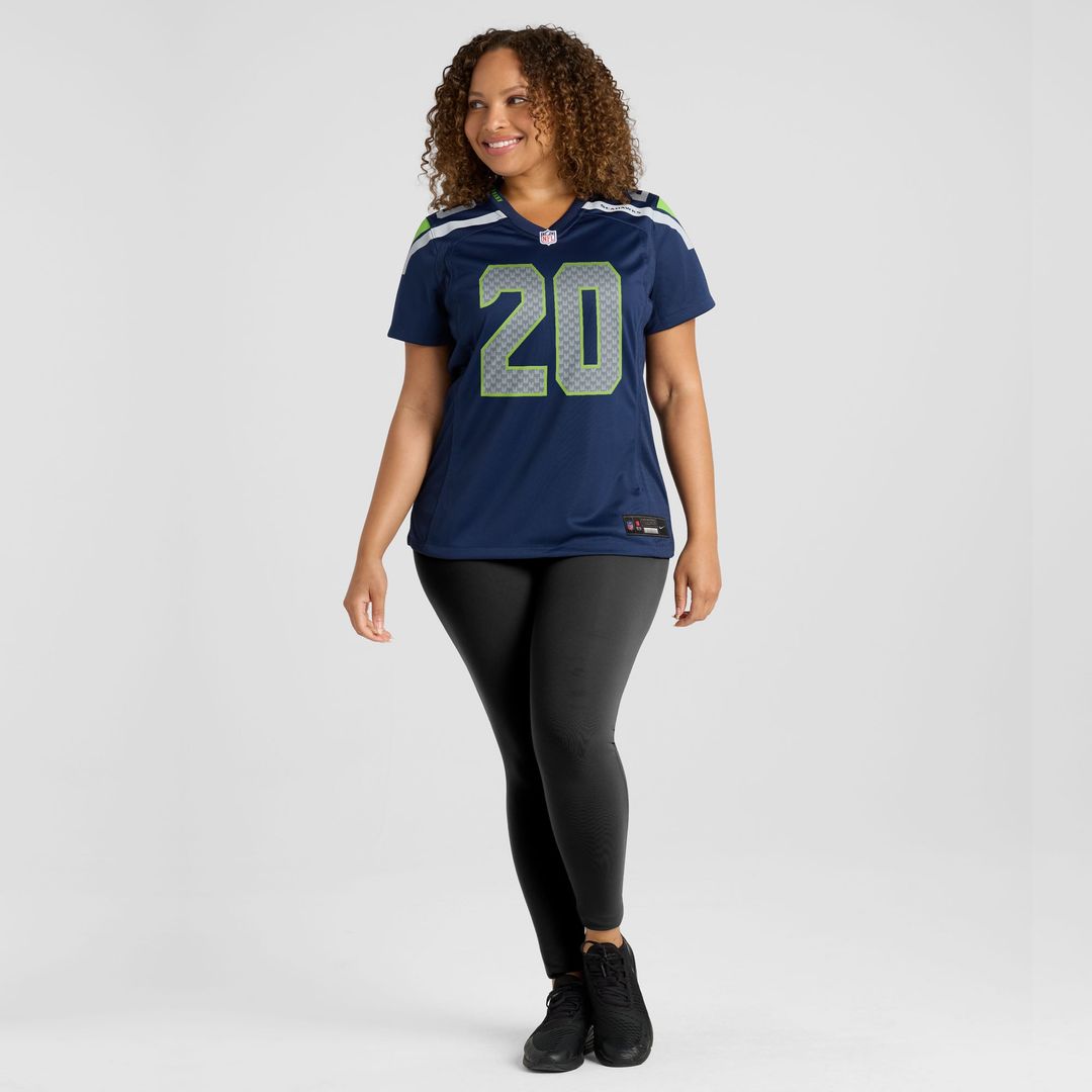 Women's Nike Seattle Seahawks Julian Love Royal Throwback Player Game NFL Jersey