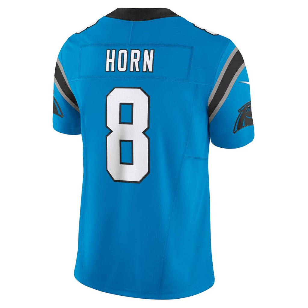 Men's Nike Carolina Panthers Jaycee Horn Blue Vapor F.U.S.E. Limited NFL Jersey