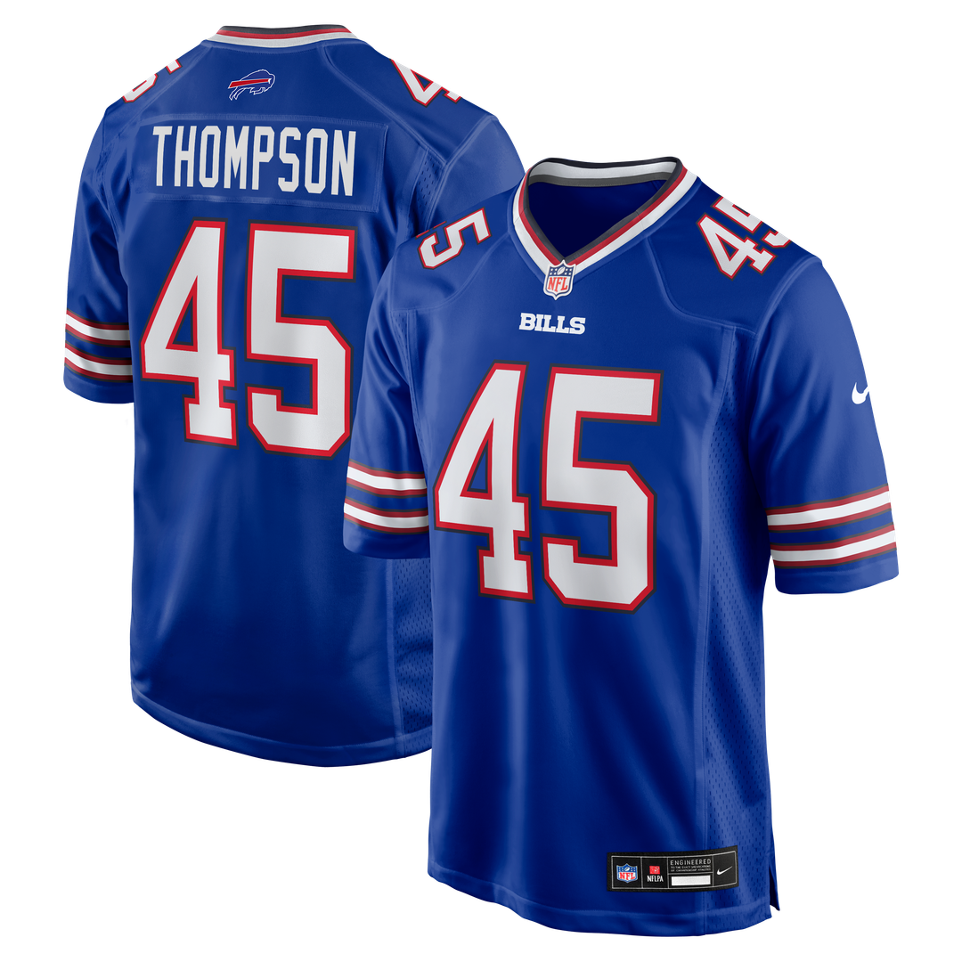 Men's Nike Buffalo Bills Shaq Thompson Royal Team Game NFL Jersey