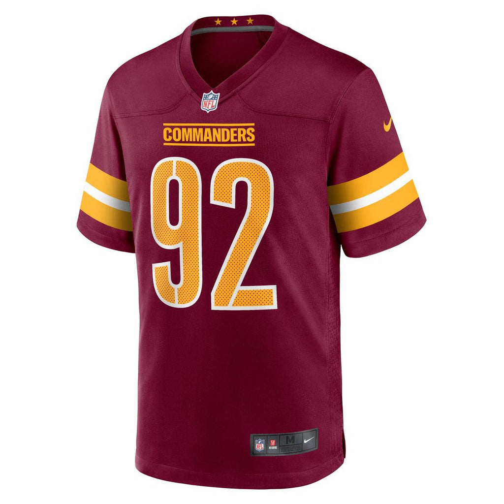 Men's Nike Washington Commanders Dorance Armstrong Burgundy Game NFL Jersey