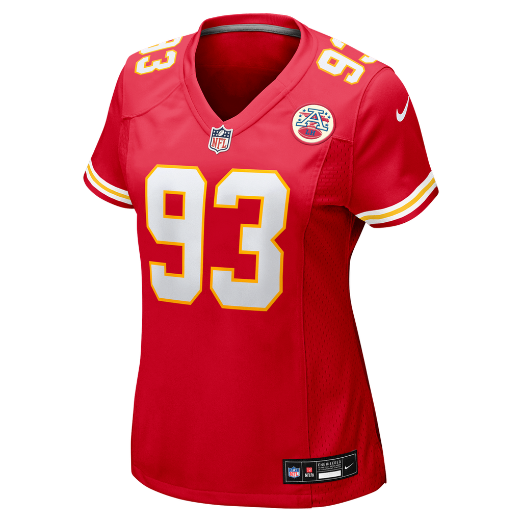 Women's Nike Kansas City Chiefs Zacch Pickens Red Team Game NFL Jersey