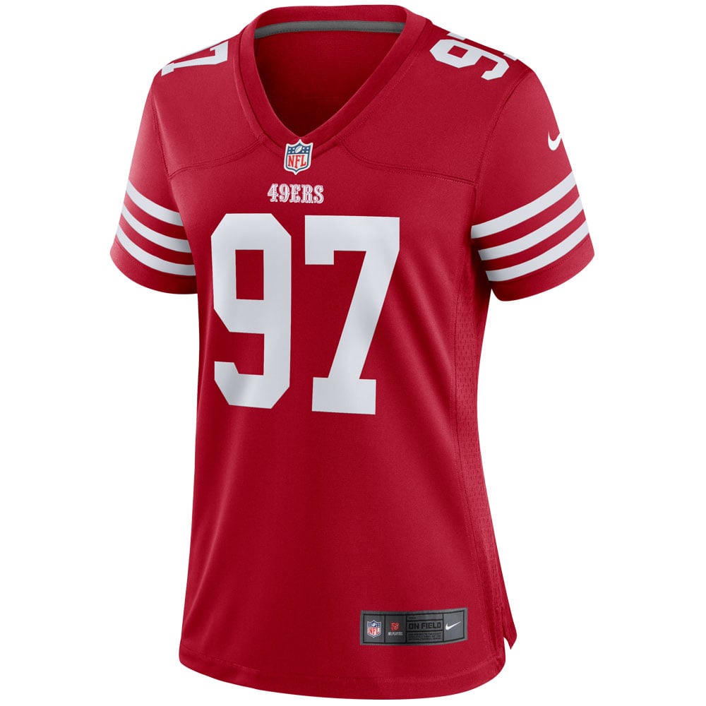 Women's Nike San Francisco 49ers Nick Bosa Scarlet Player NFL Jersey