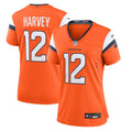 Women's Nike Denver Broncos RJ Harvey Orange Team Game NFL Jersey