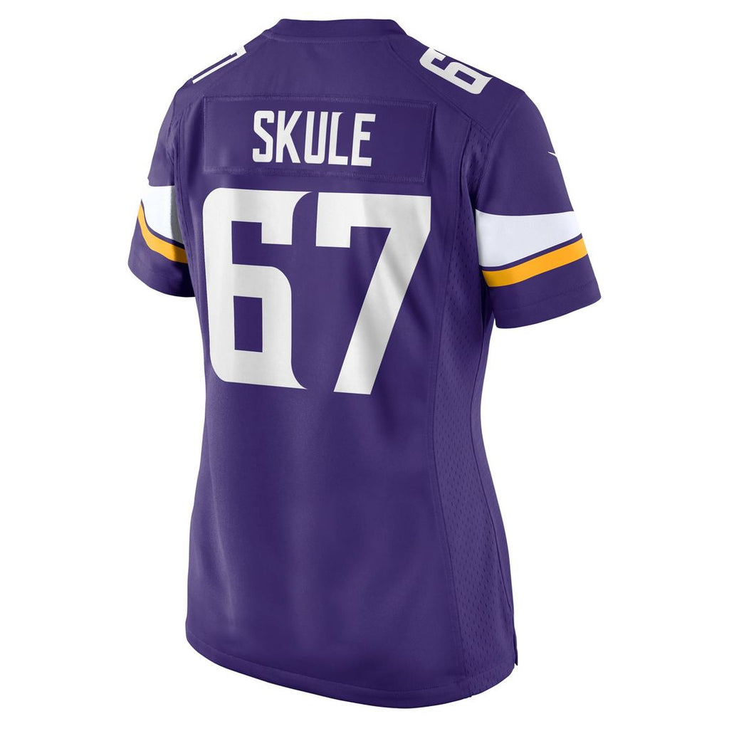 Women's Nike Minnesota Vikings Justin Skule Purple Team Game NFL Jersey