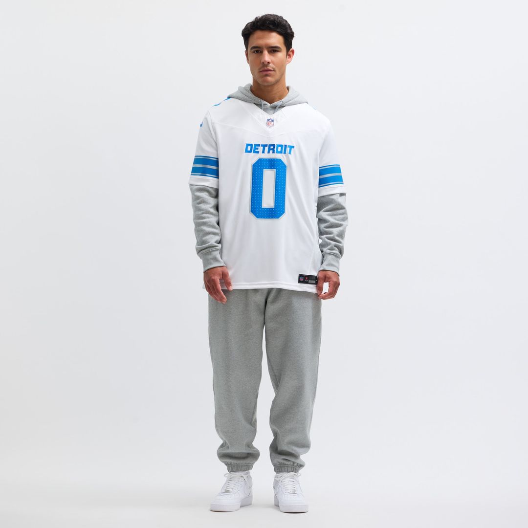 Men's Nike Detroit Lions Jahmyr Gibbs Black 2nd Alternate Vapor F.U.S.E. Limited NFL Jersey
