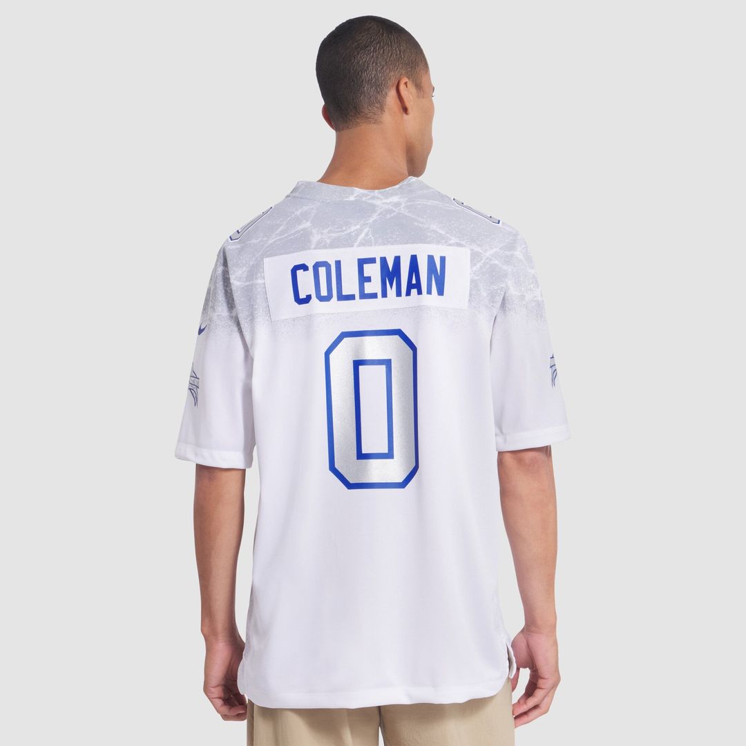 Men's Nike Buffalo Bills Keon Coleman White 2025 Rivalries Collection Game NFL Jersey