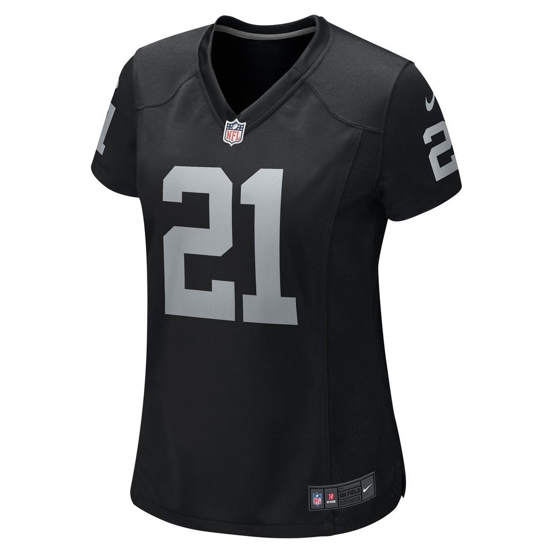 Women's Nike Las Vegas Raiders Cliff Branch Black Retired Player Game NFL Jersey