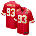 Men's Nike Kansas City Chiefs Zacch Pickens Red Team Game NFL Jersey