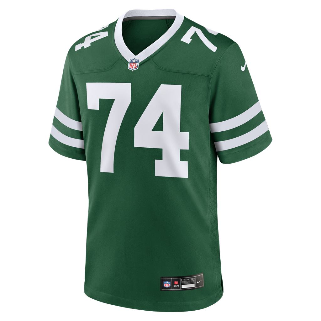 Men's Nike New York Jets Olu Fashanu Gotham Green Player Game NFL Jersey