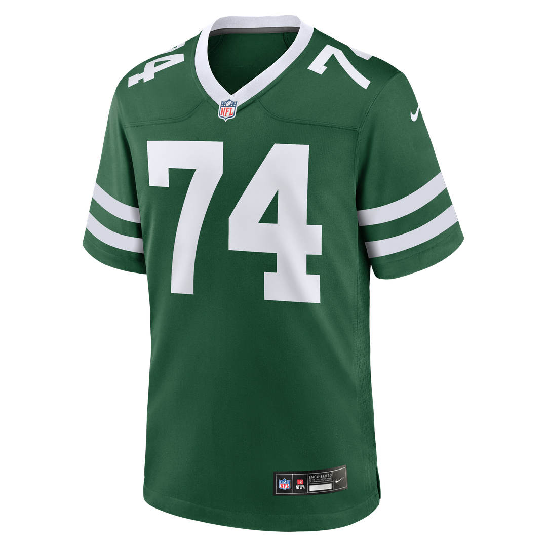 Men's Nike New York Jets Olu Fashanu Gotham Green Player Game NFL Jersey
