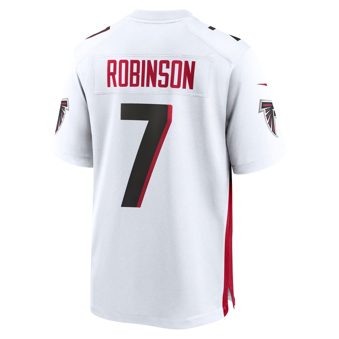 Men's Nike Atlanta Falcons Bijan Robinson Black Game NFL Jersey