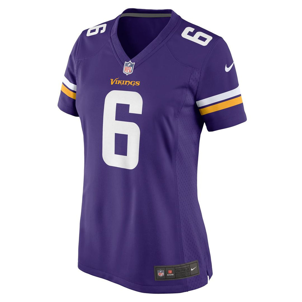 Women's Nike Minnesota Vikings Brian Asamoah II Purple Game NFL Jersey