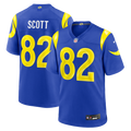 Men's Nike Los Angeles Rams Tyler Scott Royal Team Game NFL Jersey