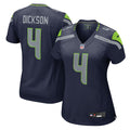 Women's Nike Seattle Seahawks Michael Dickson College Navy Team Game NFL Jersey