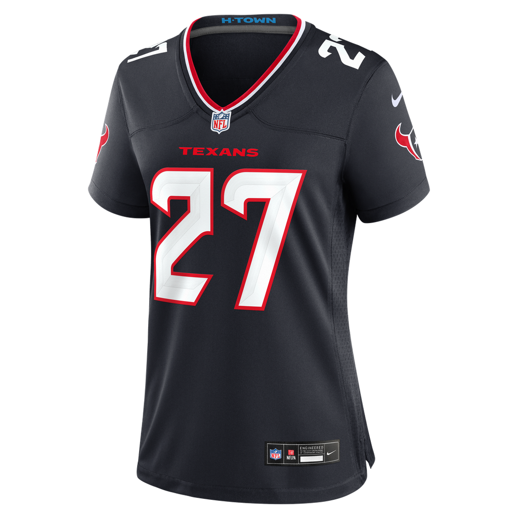 Women's Nike Houston Texans Kamari Ramsey Navy Team Game NFL Jersey