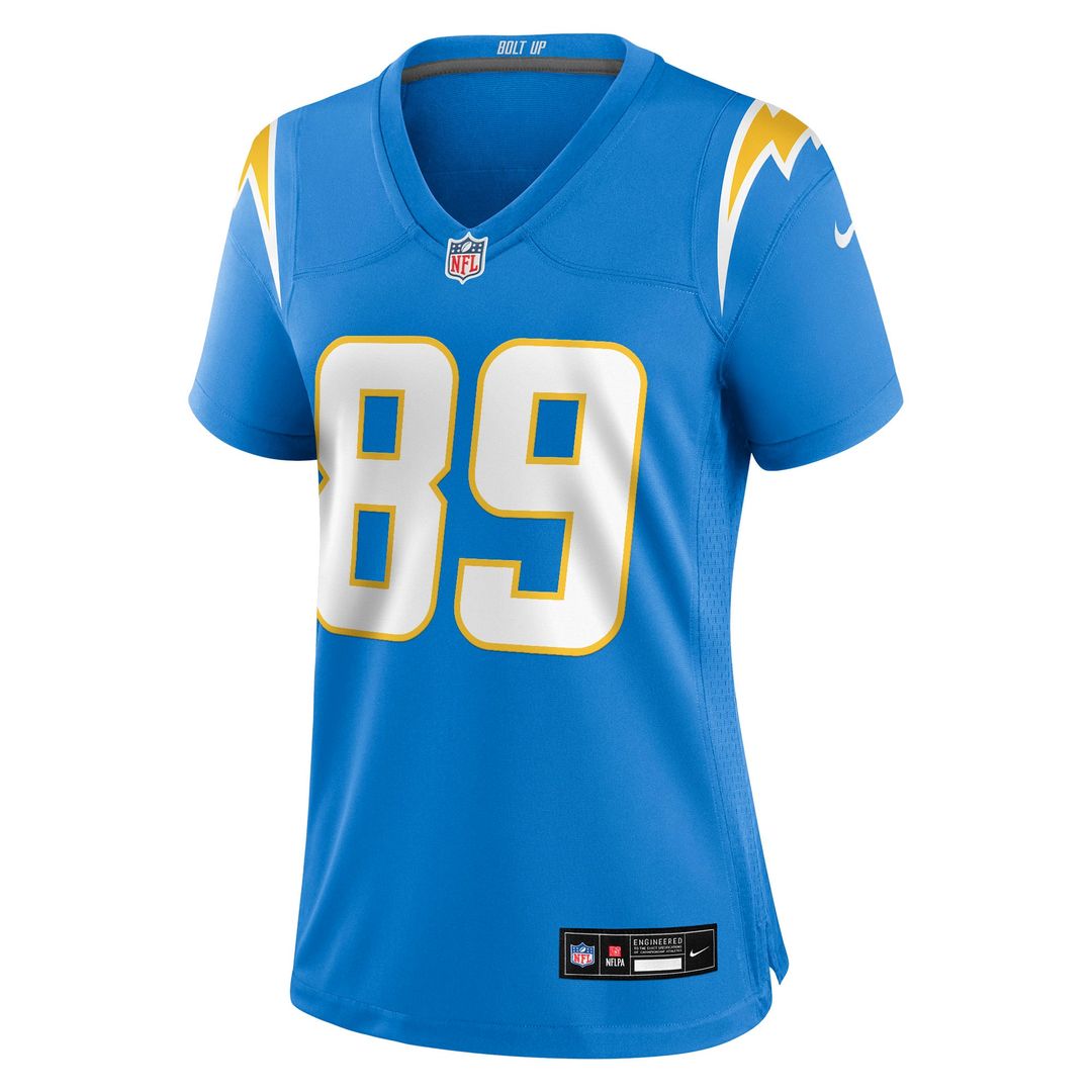 Women's Nike Los Angeles Chargers Will Dissly Powder Blue Team Game NFL Jersey