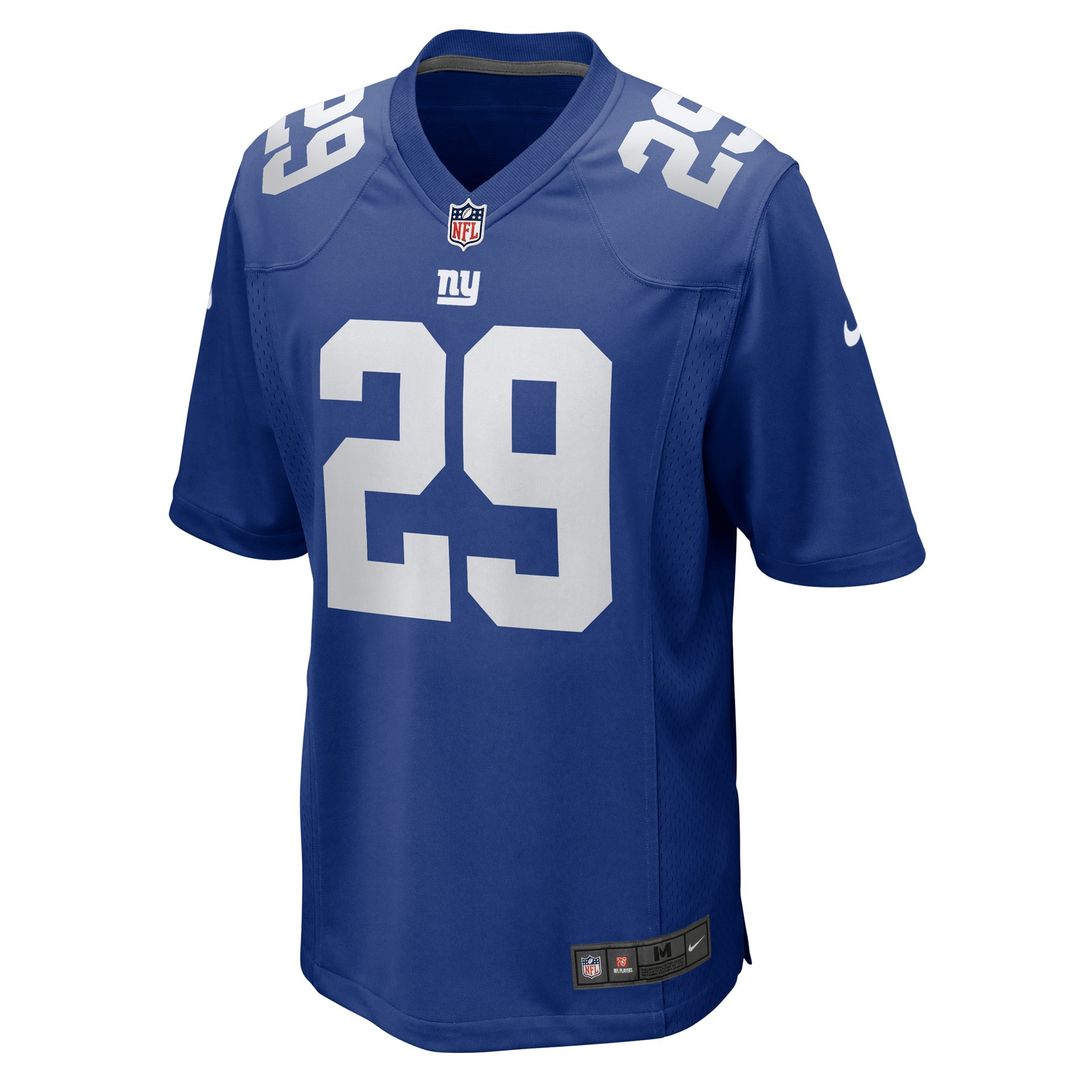 Men's Nike New York Giants Tyrone Tracy Jr. Royal Team Game NFL Jersey