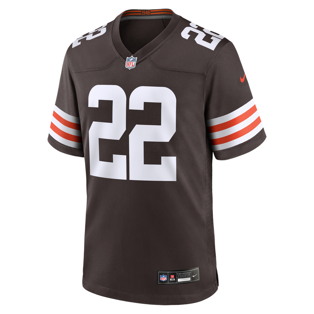 Men's Nike Cleveland Browns Dylan Sampson Brown Team Game NFL Jersey