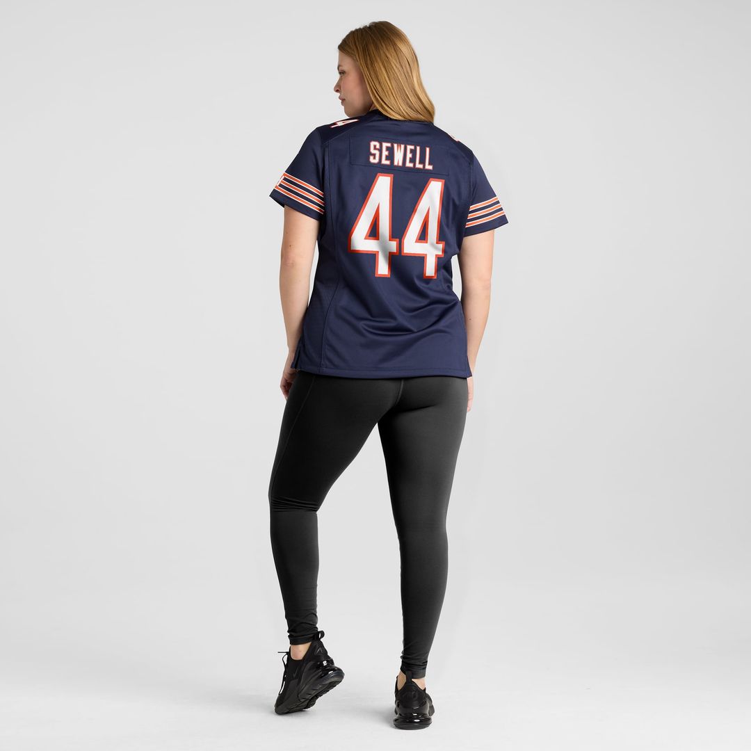 Women's Nike Chicago Bears Noah Sewell Navy Game NFL Jersey