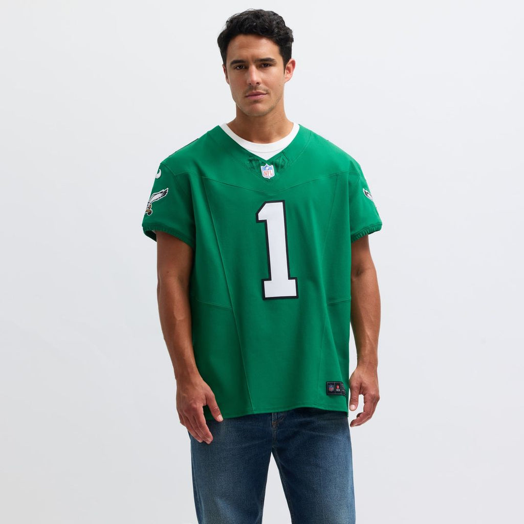 Men's Nike Philadelphia Eagles Jalen Hurts Kelly Green 2nd Alternate Vapor F.U.S.E. Elite NFL Jersey