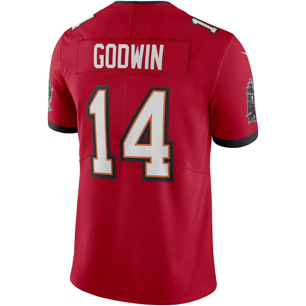 Men's Nike Tampa Bay Buccaneers Chris Godwin Red Vapor Limited NFL Jersey