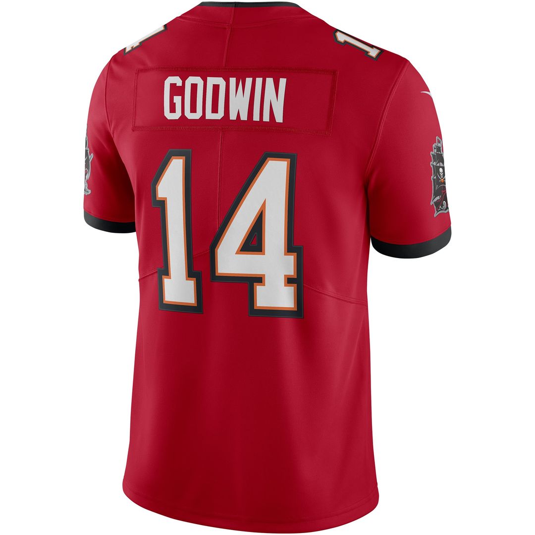 Men's Nike Tampa Bay Buccaneers Chris Godwin Red Vapor Limited NFL Jersey