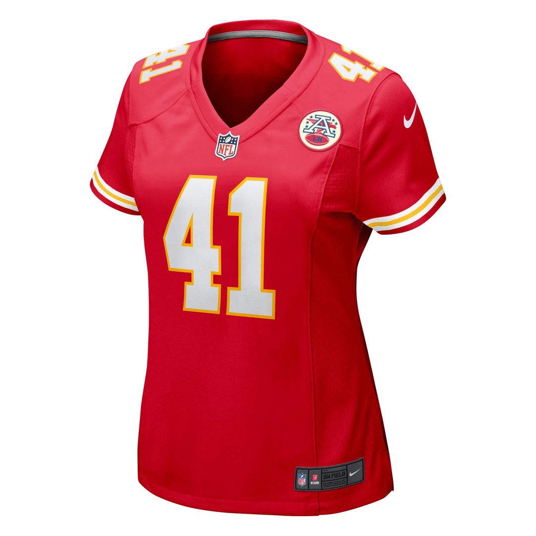 Women's Nike Kansas City Chiefs James Winchester Red Game NFL Jersey