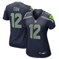 Women's Nike Seattle Seahawks 12s College Navy Team Game NFL Jersey